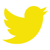 yellow twitter logo