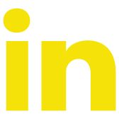 yellow linkedin logo